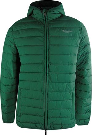 Aquascutum Mens Active 100gr Hooded Hunter Green Jacket - Size Medium