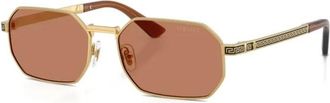 Versace Ve 2297 Zonnebrillen - unisex - Zonnebrillen - Geel - 54 MM - Accessoires