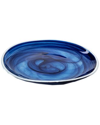 Zodax Monte Carlo Indigo Alabaster Glass Plates