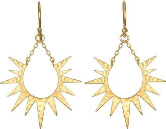 Satya Jewelry Lucent Glow Starburst Linear Drop Earrings