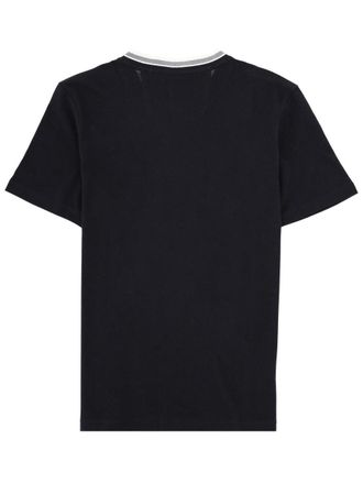 HUGO BOSS Logo-Embroidered Cotton T-Shirt - Blue