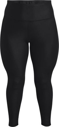 Under Armour Womens Standard HeatGear High No-Slip Waistband Pocketed Leggings, Black (001)/White, X-Small Short