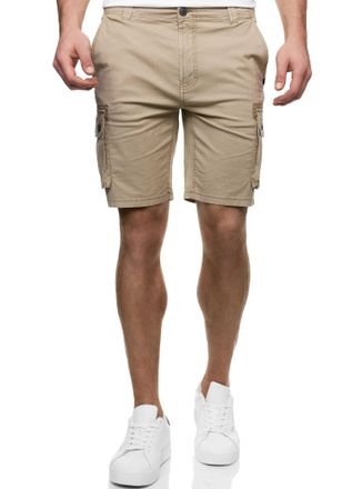 Indicode Cargohose INDICODE INLanny, Herren, Gr. XL, N-Gr, grau (simply taupe), Web, Obermaterial: 98% Baumwolle, 2% Elasthan, unifarben, regular fit knielang,