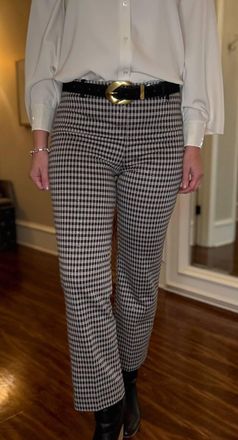 Lyss&eacute; Colleen Ankle Pant In Silver Metallic