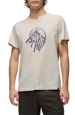 Prana Heritage Nautilus Organic Cotton Graphic T-Shirt in Beach Pebble at Nordstrom, Size Xx-Large