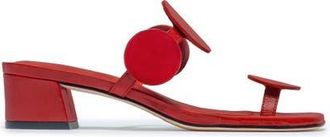 Bernardo Jupiter Moon Heeled Sandal in Red at Nordstrom, Size 7.5