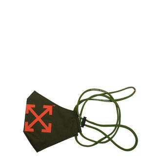 Off-white Off White Gesichtsmaske Herren Polyester Gr&uuml;n