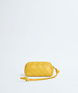 Bottega Veneta Pochette Micro Intrecciato - Giallo - Donna - U