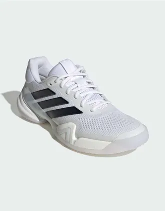 adidas Barricade 14 Clay - Scarpe da tennis bianco nuvola/nero core