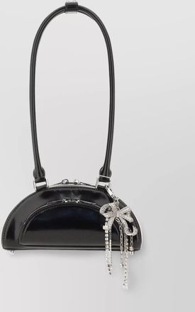 Self Portrait the bow mini leather shoulder bag