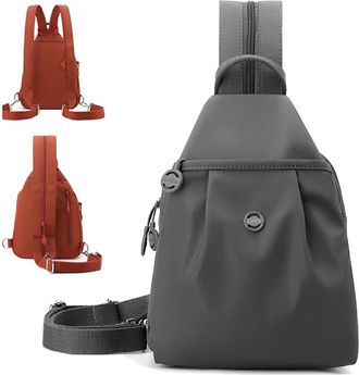 Generic Waterproof 2-Way Commuter Bag, Anti-Theft 3 in 1 Commuter Travel Totes, Large Capacity Oxford Convertible Shoulder Bag (Gray)