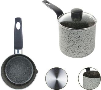 Trade Shop Trade Shop - Cacerola De La Calificaci&oacute;n Con Cubierta De Vidrio De Revestimiento Antiadherente 12 Cm 044997m