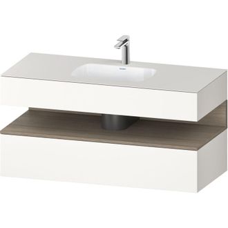 Duravit Qatego Lavabo Encastrado Con Base De Lavabo Consola, - Duravit