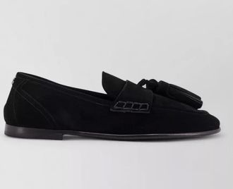 Dolce & Gabbana suede tassel loafers