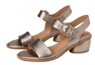S&ouml;fft Womens Chevonne Buckled Strap Sandal In Light Espresso