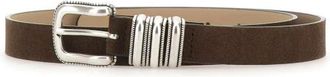 Gianni Chiarini Riemen Bruin - Dames - Riemen - Bruin - ONE Size - Su&egrave;de - Accessoires