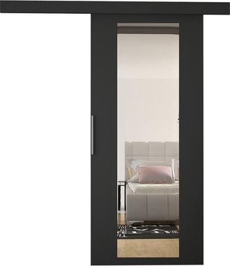 Mirjan24 Puerta Corredera Closico Portalis Iv, Negro