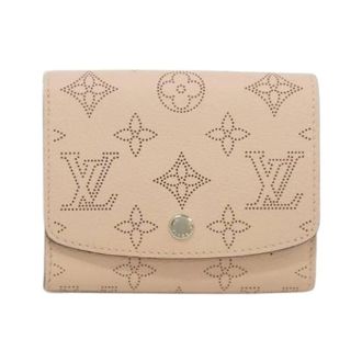 Louis Vuitton Pre-owned Wallets, female, Pink, Size: ONE SIZE Pre-owned Mahina Portefeuille Iris Compact Calf Wallet
