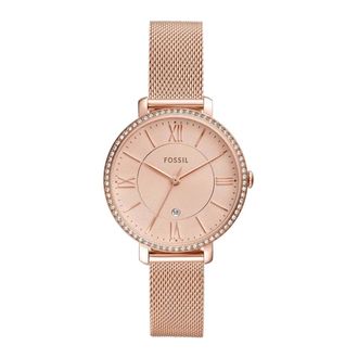 Fossil Accessoires, Dames, Roze, ONE Size, Jacqueline Horloge Es 4628