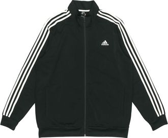 adidas Mens adidas 3s Tt Tric Stripe Sports Stand Collar Jacket Autumn Black H46099