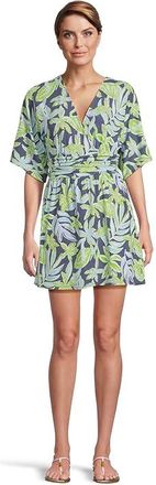 Lilly Pulitzer Parigi Skort Romper Womens Dress Sapphire Pool Tropical Tango : XXS, Rayon/Spandex