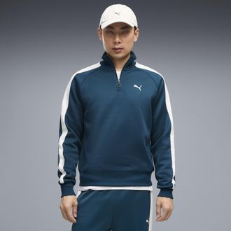 Puma Giacca sportiva T7 Always On con zip corta da uomo, Abbigliamento, Blu, XXL