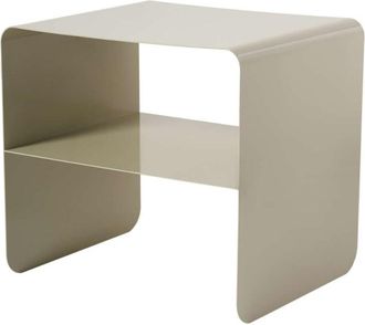 Calicosy Mesita auxiliar con 1 nicho abierto H56 cm - Topo