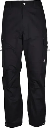 Moose Knuckles Comfort-Fit Black Cargo Pants with Functional Pockets