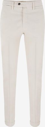 Bsettecento Slim-Fit-Chinohose aus Baumwoll- und Seidenmix