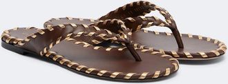 Gianvito Rossi Zaira leather thong sandals