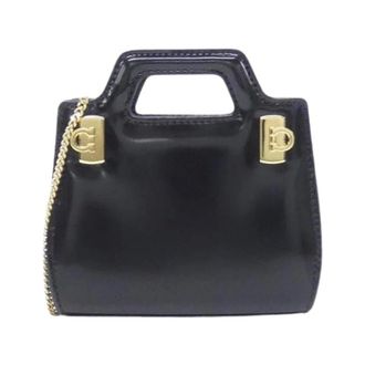 Ferragamo Pre-owned Mini Bags, female, Black, Size: ONE SIZE Pre-owned Mini Bag
