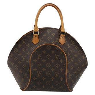 Louis Vuitton Ellipse Bag Monogram Canvas Brown Canvas Handbag (Pre-Owned)