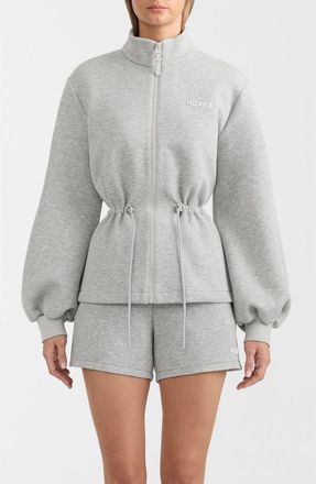 Mackage Finola Double Face Jersey Jacket in Light Grey Mix at Nordstrom, Size X-Small