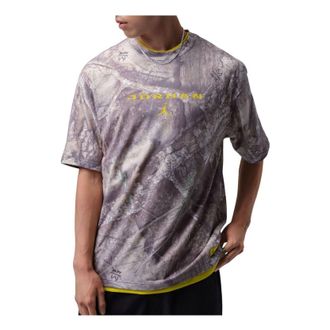 Nike Jordan Air Jordan Brooklyn Realtree T-Shirt White Bright Citron IO0109-100