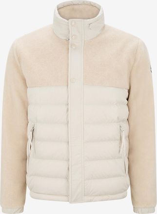Moncler Gesteppte Fleecejacke mit Kapuze Mistral