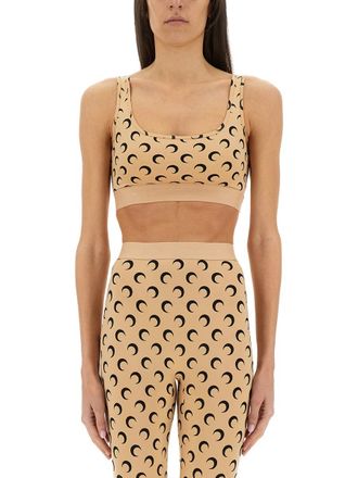 Marine Serre Moon Sports Bra Top