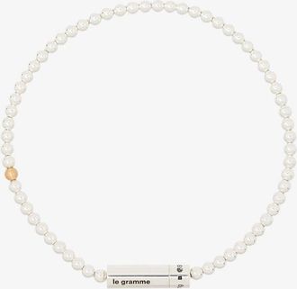 Le Gramme Sterling Silver Le 11g Polished Bead Bracelet - Unisex - Sterling Silver
