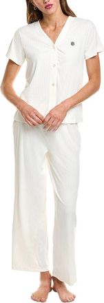Tommy Hilfiger 2Pc Sleep Pant & Cardigan Set