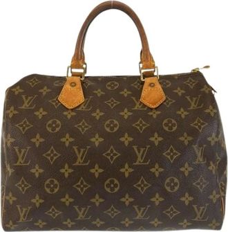 Louis Vuitton Pre-owned Handbags, female, Brown, Size: ONE SIZE Pre-owned Speedy30 Monogram Handbag