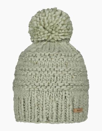 Barts Womens Barts Womens Jasmin Classic Hand Knit Knitted Bobble Hat - Cream - Size: ONE size