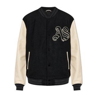 AllSaints Holloway Bomberjack - Heren - Bomber jackets - Zwart - M - Katoen - Jassen