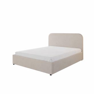 Concept Usine Cama con canap&eacute; abatible 160 x 200 cm terciopelo beige