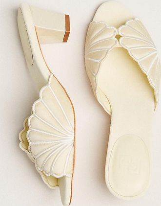 Reformation Waldena Kitten Heel Mules