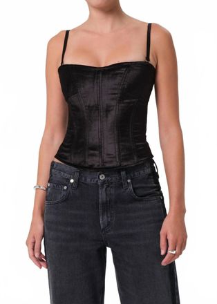 Citizens Of Humanity Darya Corset Top In Black