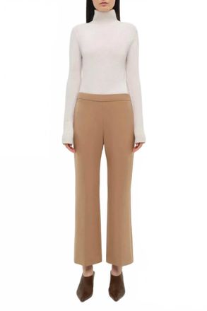 SIMKHAI Mackenzie Straight Leg Pant In Camel