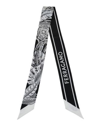 Ferragamo Togo Print Silk Bandeau