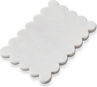 Tag Scalloped Rect Marble Board White Marble Everyday at Nordstrom