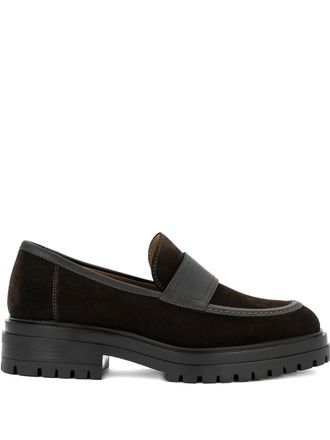 Gianvito Rossi Leather Slip-On Shoes − Sale: up to −82