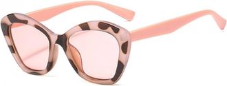 Generic Mens Outdoor Commuting Sunglasses Driving Womens Party Decorative Sun Glasses(Pink)