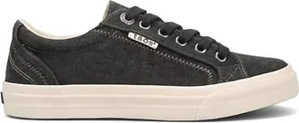 Taos Womens Plim Soul Canvas Sneakers In Charcoal Wash